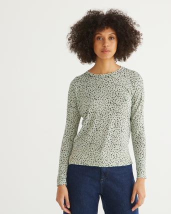 green sparkle sweater