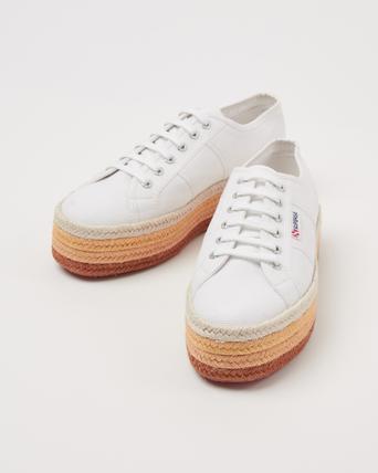 superga flatform trainers