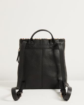 oliver bonas leather backpack
