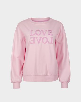 love sweatshirt pink