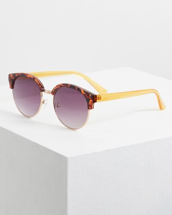 Club Master Faux Tortoiseshell Round 
