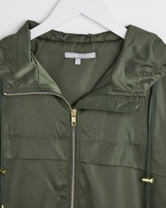 Line Khaki Green Jacket | Oliver Bonas IE