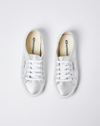 superga silver pumps