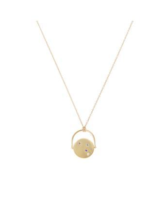 Asrai Tiny Stone Gold Plated Pendant 