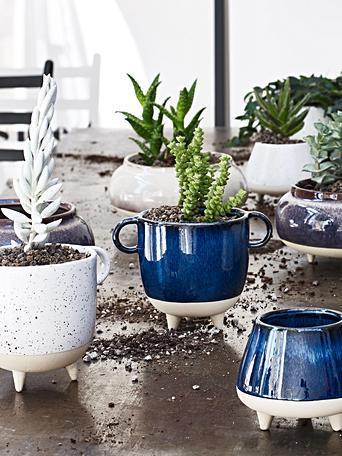 Abuo Ceramic Plant Pot Oliver Bonas