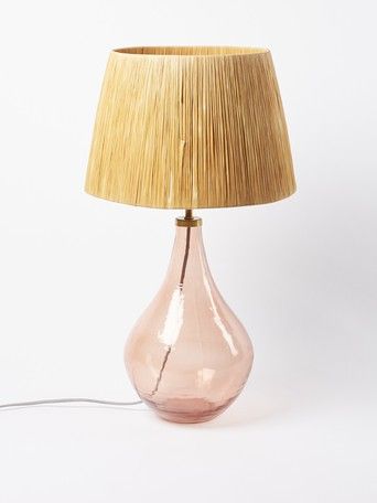 Oliver Bonas, Glass Table Lamp No Shade