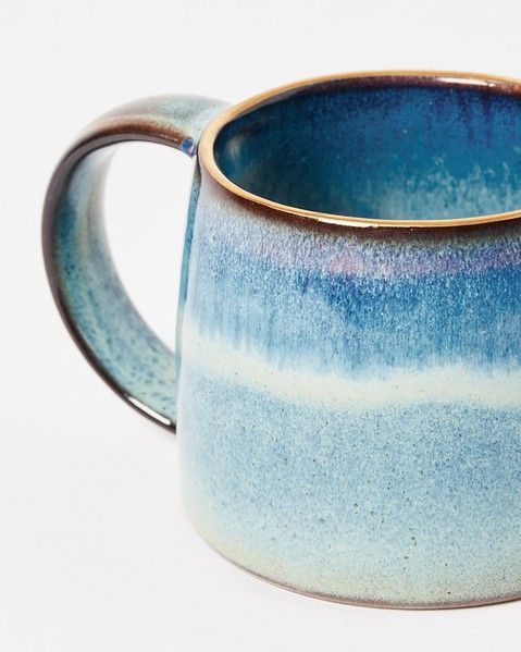 oliverbonas.com | Jada Turquoise Ceramic Mug