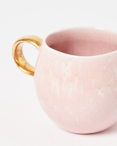 oliverbonas.com | Olivia Pink Ceramic Mug