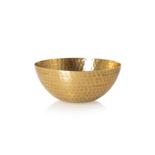 Large Gold Hammered Metal Bowl Gifts for Her Oliver Bonas