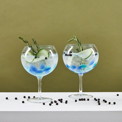 Birthday gift idea: Gin tonic glasses @ LIVING-shop, make someone Happy!