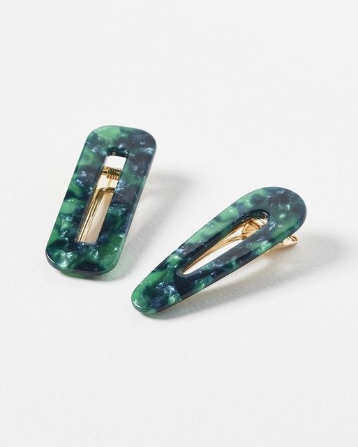 oliverbonas.com | Angelica Shimmer Mixed Shape Resin Clip Pack