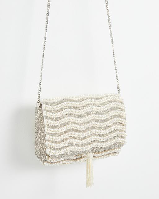 Oliver bonas pearl bag Clearance