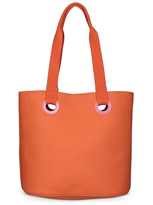 Leia Zebra Print Orange Tote Bag