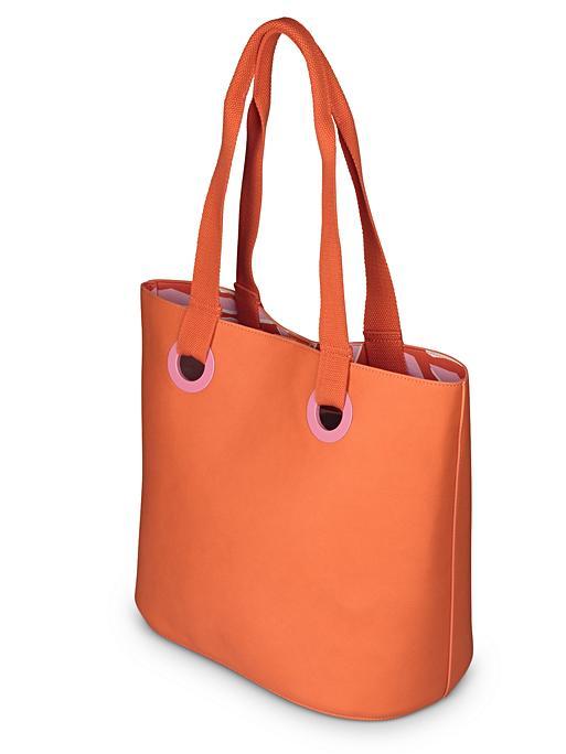 Leia Zebra Print Orange Tote Bag
