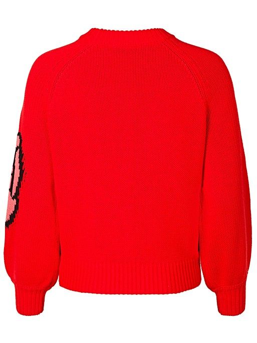 Rose Red Knitted Jumper | Oliver Bonas