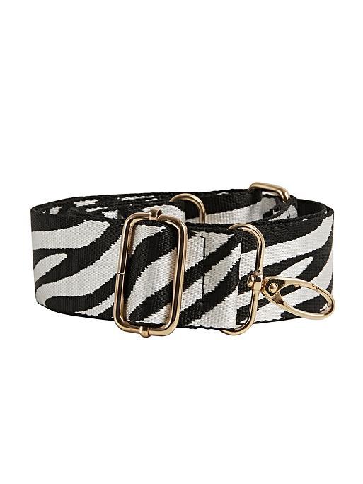 Zebra Print Bag Strap Oliver Bonas