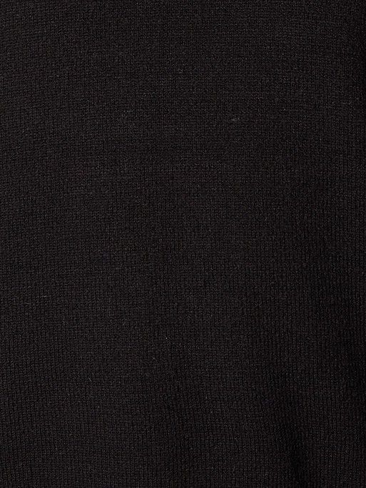 Star Flock Sheer Sleeve Black Knitted Jumper | Oliver Bonas