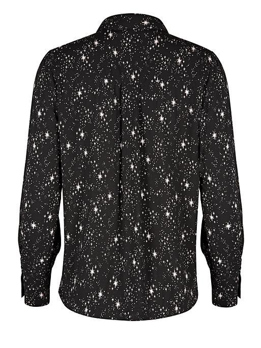 Star Print Black Long Sleeve Shirt Oliver Bonas