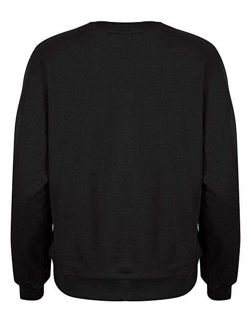 Animal Lightning Bolt Sequin Black Sweatshirt | Oliver Bonas