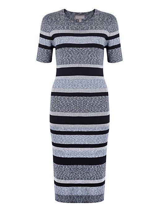 Wandi Striped Knitted Dress | Oliver Bonas