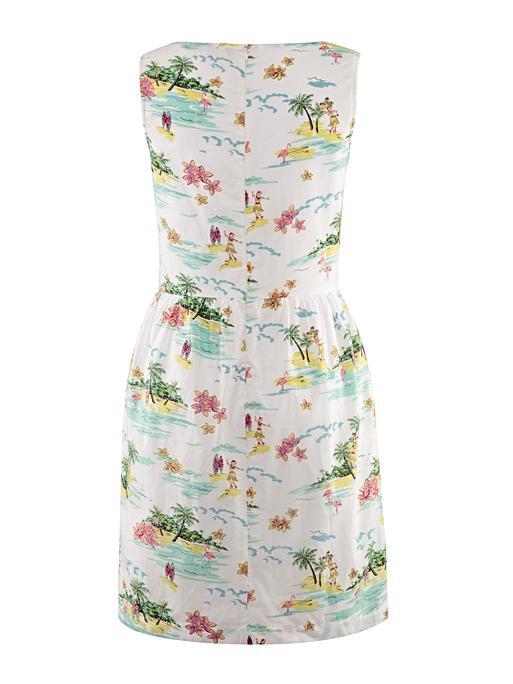 Honolulu Print Prom Dress Oliver Bonas
