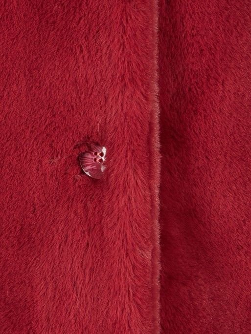 Colour Blocked Faux Fur Pink Coat | Oliver Bonas