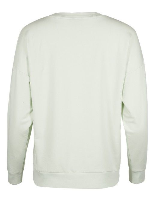 Meadow Floral Embroidered Mint Green Sweatshirt | Oliver Bonas