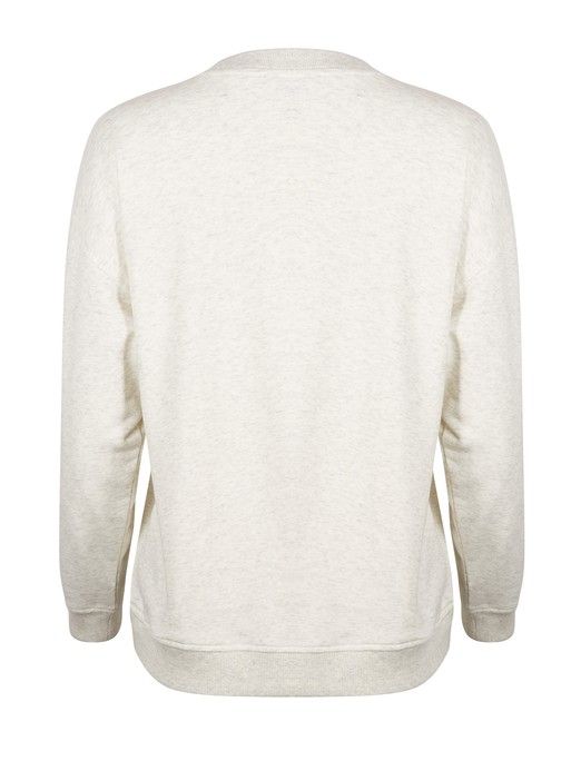 Rainbow Embroidered Grey Sweatshirt | Oliver Bonas