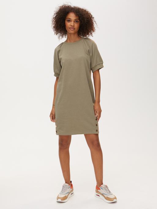 Popper Khaki Green Sweatshirt Mini 