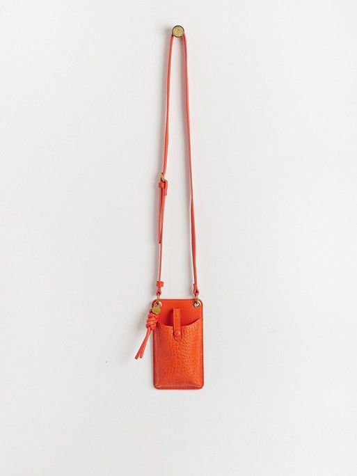 Lola Waves Strap Red & Pink Cross Body Bag | Oliver Bonas US