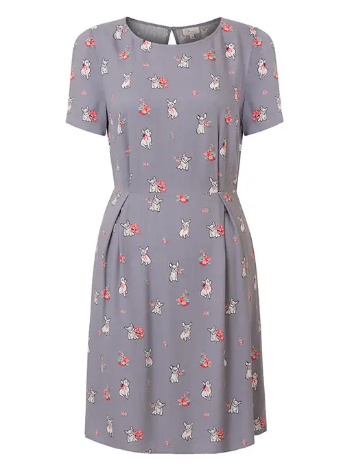 Rufus Frenchie Dog Print Dress Oliver Bonas