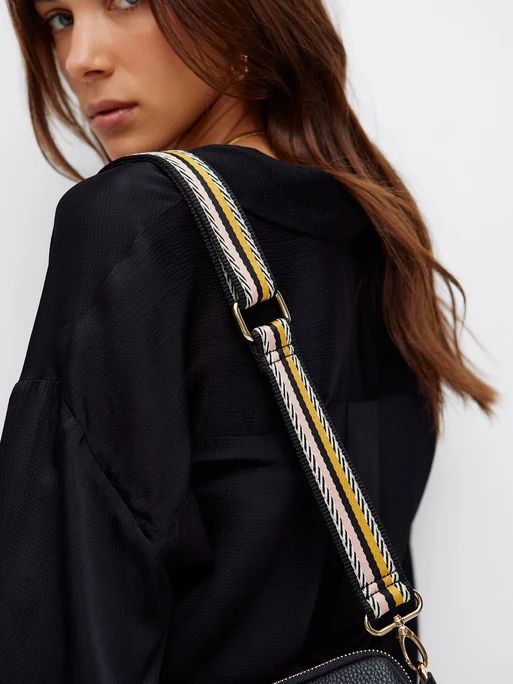 Off White and Khaki Zebra Print GOLD CLIPS Handbag Straps, Detachable Bag  Strap, Crossbody Long Strap, Clip on Bag Strap 