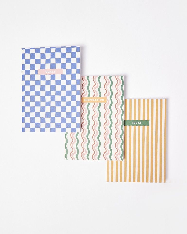 oliverbonas.com | Perri Paper A6 Notebooks Set of Three