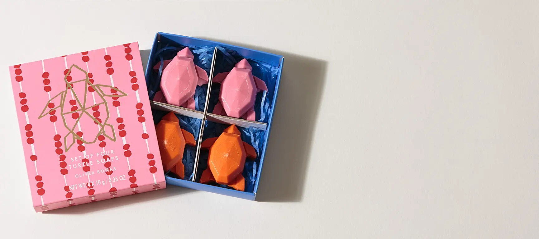 Turtle Mini Soaps Set of Four Oliver Bonas