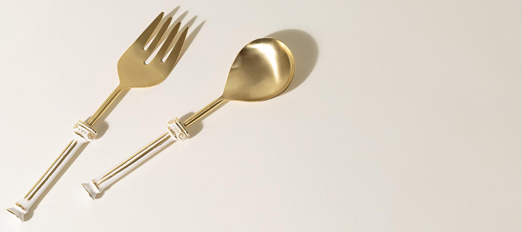 Column Salad Servers Oliver Bonas