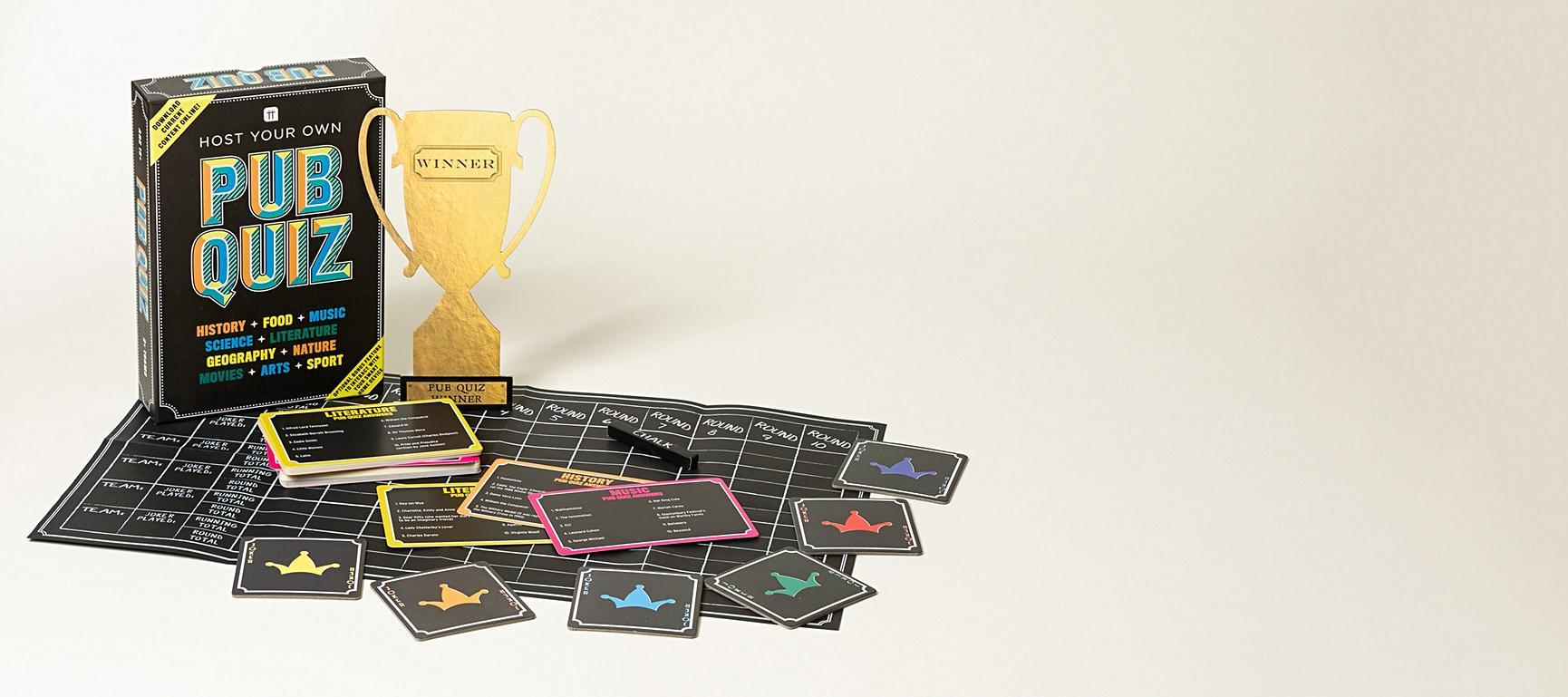 Host Your Own Pub Quiz Night Game Oliver Bonas