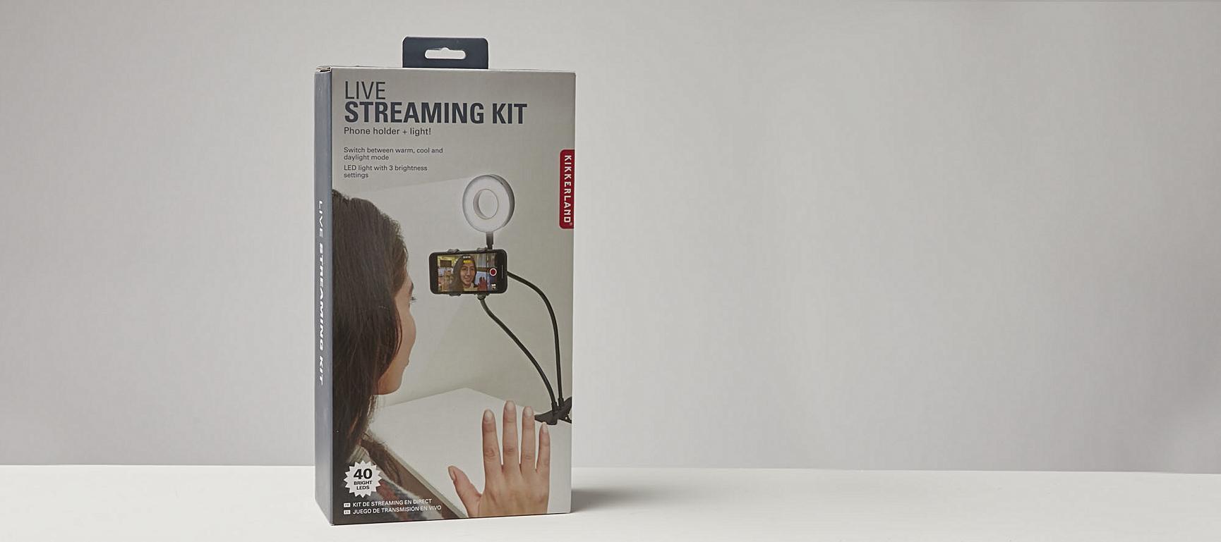 Kikkerland Live Streaming Kit Oliver Bonas