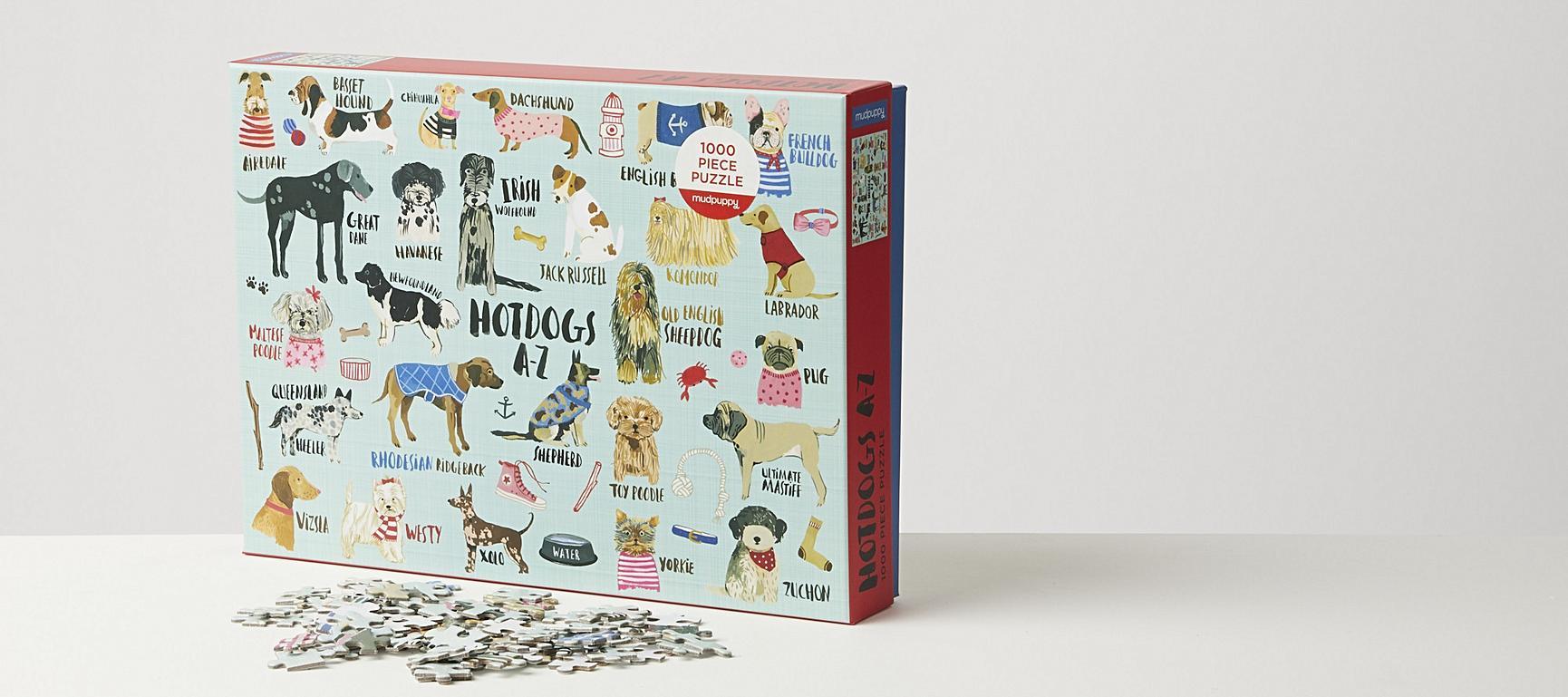 Hot Dogs AZ 1000 Piece Jigsaw Puzzle Oliver Bonas