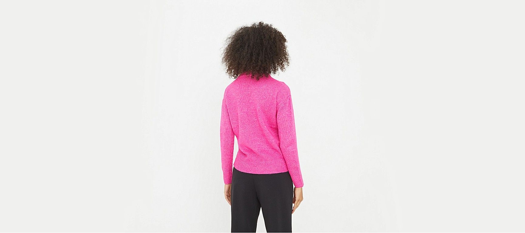 Stitch Detail Pink Knitted Jumper | Oliver Bonas