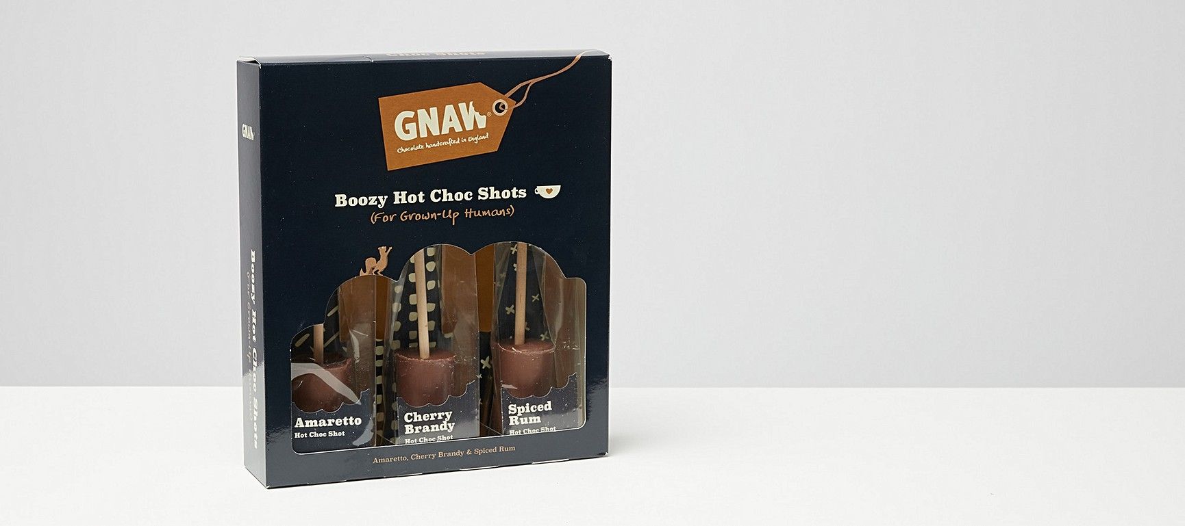 Gnaw Alcohol Flavoured Hot Chocolate Gift Set Oliver Bonas