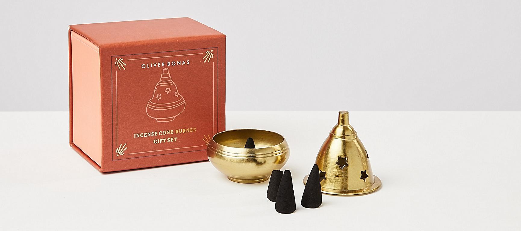 Incense Cone Burner Gift Set Oliver Bonas