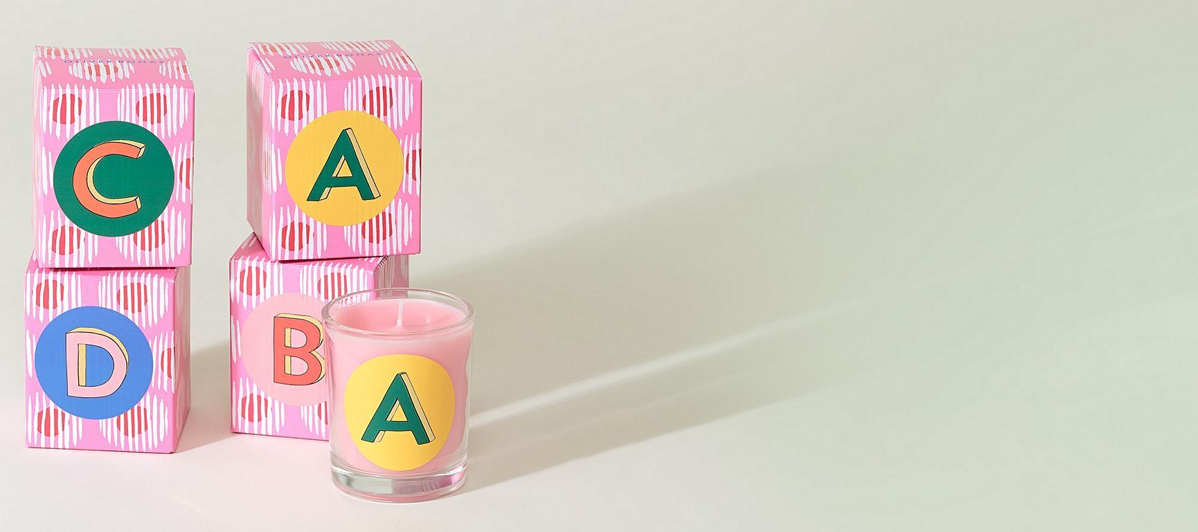 Alphabet Candle Oliver Bonas