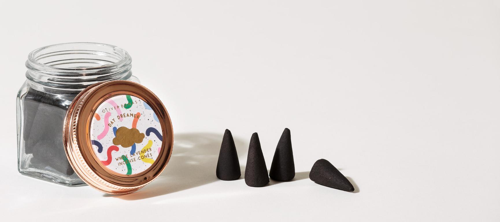 Pomegranate Noir Incense Cones Oliver Bonas