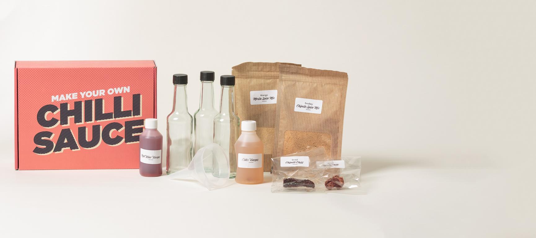 Make Your Own Chili Sauce Kit Oliver Bonas US