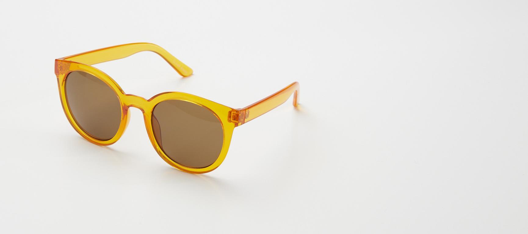 Preppy Round Orange Sunglasses Oliver Bonas