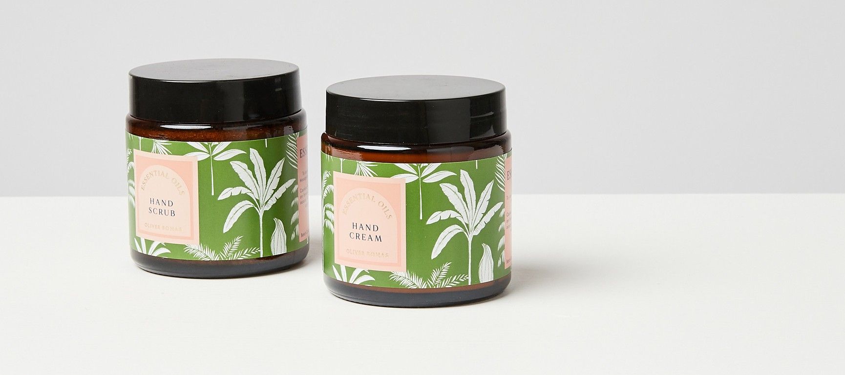Essential Oils Hand Cream & Scrub Set of Two Oliver Bonas