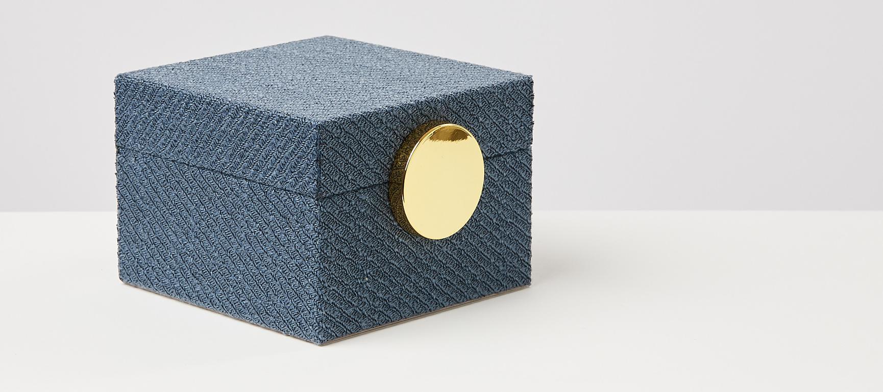 Tela Fabric Jewelry Box Oliver Bonas US