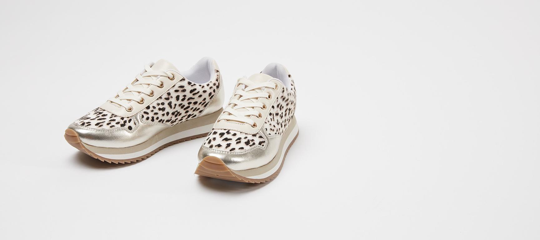 animal print trainers