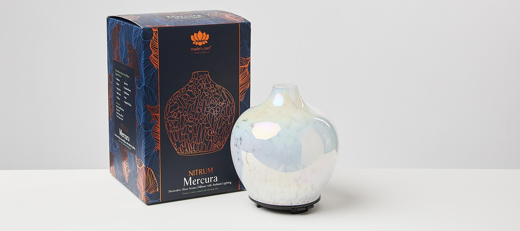 White Spherical Electric Aroma Diffuser Oliver Bonas
