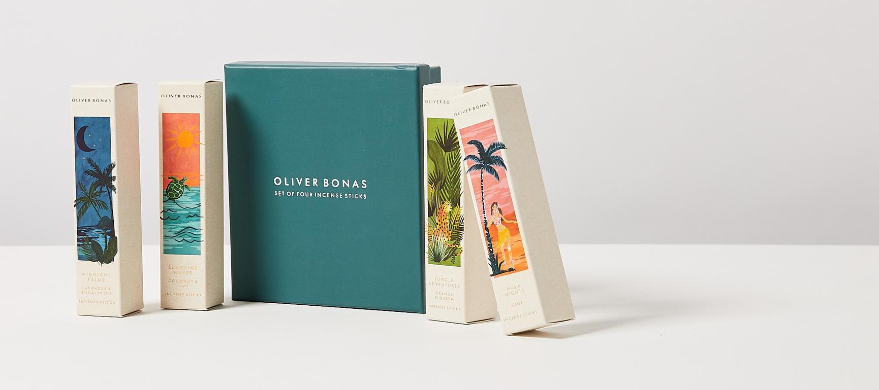 Paradise Incense Sticks Set of Four Oliver Bonas